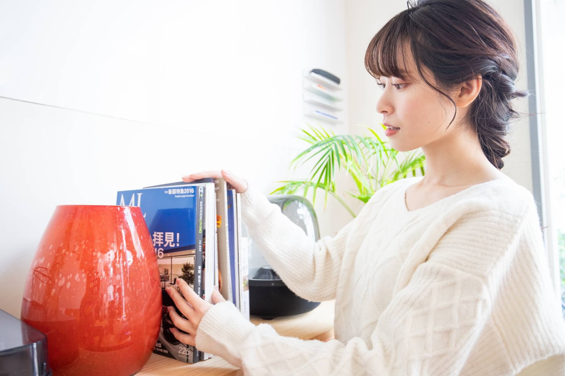 雑誌の収納アイディア