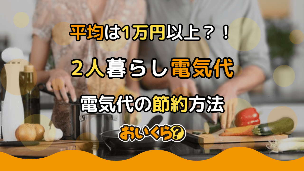二人暮らしの電気代はいくら？エリア別平均料金や節約方法を解説